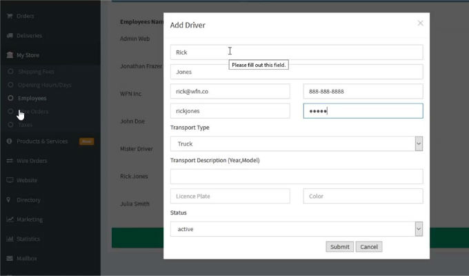 How to start using the Delivery Mobile APP
